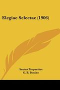 elegiae selectae (1906) (en Inglés)