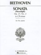 beethoven sonata (moonlight),op. 27, no. 2 in c# minor for the piano