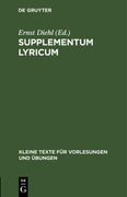 Supplementum Lyricum (en Alemán)