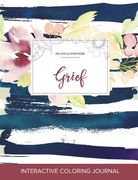 Adult Coloring Journal: Grief (Sea Life Illustrations, Nautical Floral) (en Inglés)