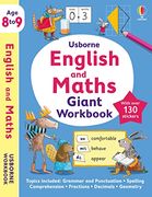 Usborne English and Maths Giant Workbook 8-9 (en Inglés)
