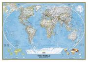 world classic, laminated: wall map (en Inglés)