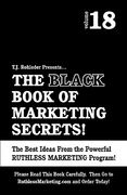 the black book of marketing secrets, vol. 18 (en Inglés)