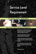 Service Level Requirement a Complete Guide - 2020 Edition (en Inglés)