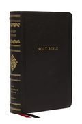 Nkjv Large Print Reference Bible, Black Leathersoft, red Letter, Comfort Print (Sovereign Collection): Holy Bible, new King James Version (en Inglés)
