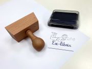 Sello Exlibris con Mango. El Principito