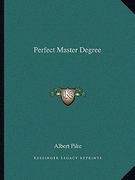 perfect master degree