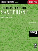 Technique of the Saxophone - Volume 3: Rhythm Studies 