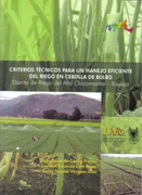 Criterios Técnicos Para Un Manejo Eficiente Del Riego En Cebolla De Bulbo. Distrito De Riego Del Alto De Chicamocha Â€” Boyacá