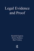 Legal Evidence and Proof: Statistics, Stories, Logic (en Inglés)