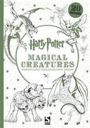 Harry Potter Magical Creatures Postcard Colouring Book: 20 Postcards to Colour (en Inglés)