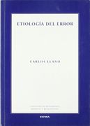 Etiología del Error (Colección de Pensamiento Medieval y Renacentista)