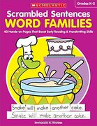 Scrambled Sentences Word Famil (en Inglés)