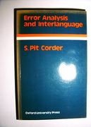 Error Analysis And Interlanguage (en Inglés)