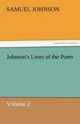 johnson's lives of the poets - volume 2 (en Inglés)