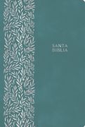 RVR 1960 Biblia letra gigante, verde esmeralda, símil piel (in Spanish)