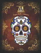 Zen Mandala: Calaveras / Sugar Skulls Anti-Stress Coloring Book 3 levels of difficulty 30 Mandalas of skulls decorated 8.5 x 11 (en Inglés)