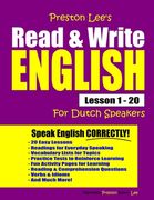 Preston Lee's Read & Write English Lesson 1 - 20 For Dutch Speakers