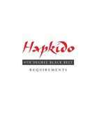 Hapkido: 4th Degree Black Belt Requirements (en Inglés)
