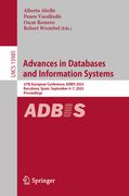 Advances in Databases and Information Systems: 27th European Conference, Adbis 2023, Barcelona, Spain, September 4-7, 2023, Proceedings (en Inglés)