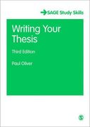 Writing Your Thesis (SAGE Study Skills Series)