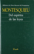 Del Espiritu de las Leyes