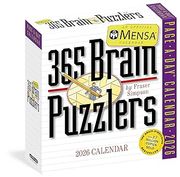 Mensa 365 Brain Puzzlers Page-A-Day® Calendar 2026 (en Inglés)