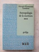 Antropología De La Escritura