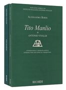 Vivaldi: Tito Manlio rv 738 Score With Critical Commentary (en Inglés)