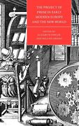 The Project of Prose in Early Modern Europe and the new World Hardback (Cambridge Studies in Renaissance Literature and Culture) (en Inglés)