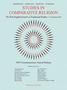 studies in comparative religion: 1967 commemorative annual edition (en Inglés)