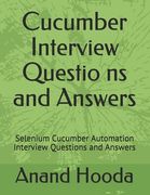 Cucumber Interview Questions and Answers: Selenium Cucumber Automation Interview Questions and Answers (en Inglés)