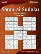 Samurai-Sudoku - Extrem Schwer - Band 5 - 159 Rätsel (en Alemán)
