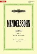 Elias op. 70: Für Soli, Chor und Orchester, Klavierauszug (en Alemán)