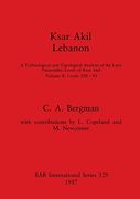 Ksar Akil Lebanon (Bar International) (en Inglés)