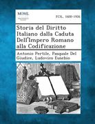 Storia del Diritto Italiano Dalla Caduta Dell'impero Romano Alla Codificazione (en Italiano)