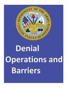 Denial Operations and Barriers.By: United States. Department of the Army (en Inglés)