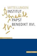 Mitteilungen Institut Papst Benedikt Xvi. Bd. 17 (en Alemán)