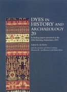 Dyes in History and Archaeology (en Inglés)