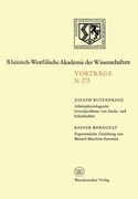 Arbeitsphysiologische Grundprobleme Von Nacht- Und Schichtarbeit. Ergonomische Gestaltung Von Mensch-Maschine-Systemen: 251. Sitzung Am 27. April 1977 (en Alemán)