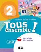 Tous Ensemble 2 Livre De L'eleve + Dvd-rom (Chat Noir. methodes) (en Francés)