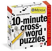 Mensa 10-Minute Crossword Puzzles Page-A-Day® Calendar 2026 (en Inglés)