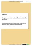 Vergleich zweier unternehmensethischer Modelle