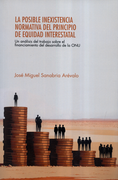 POSIBLE INEXISTENCIA NORMATIVA DEL PRINCIPIO DE EQUIDAD INTERESTATAL UN ANALISIS DEL TRABAJO, LA