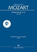 Missa Brevis in g (Klavierauszug) (en Latin)