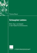 Schauplatz Lektüre: Blick, Figur und Subjekt in den Texten R. D. Brinkmanns (Literaturwissenschaft) (German Edition)