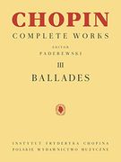 Ballades: Chopin Complete Works Vol. Iii (en Inglés)