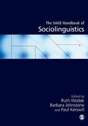 The Sage Handbook of Sociolinguistics (en Inglés)