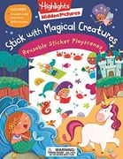 Stick With Magical Creatures Reusable Sticker Playscenes (Highlights Reusable Sticker Playscenes) (en Inglés)