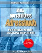 Mein persönliches Adressbuch: die wichtigsten Adressen und Kontakte immer zur Hand (en Alemán)